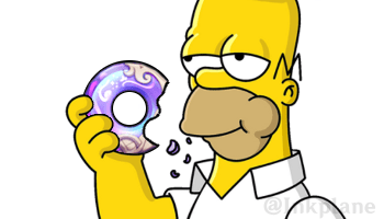 Homer's Everlasting Moonglow donut
